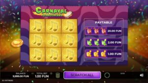 Carnaval Scratchcard Caleta Gaming SLOT joker123 ฝาก ถอน Joker