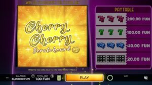 Cherry Cherry Scratchcard Caleta Gaming SLOT joker123 ฝาก ถอน Joker