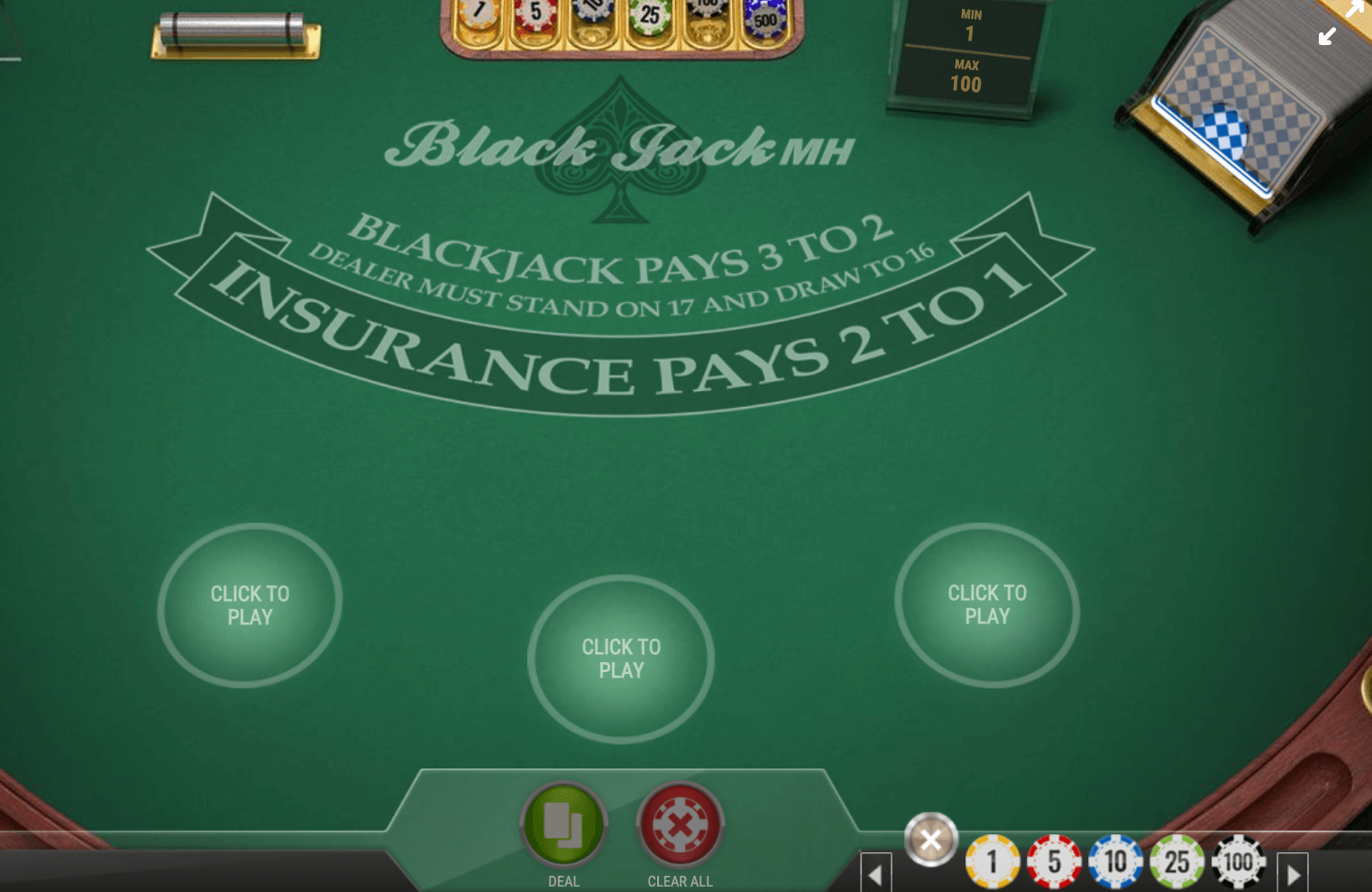 EUROPEAN BLACKJACK MH Play'n Go Jokerapp678 c net