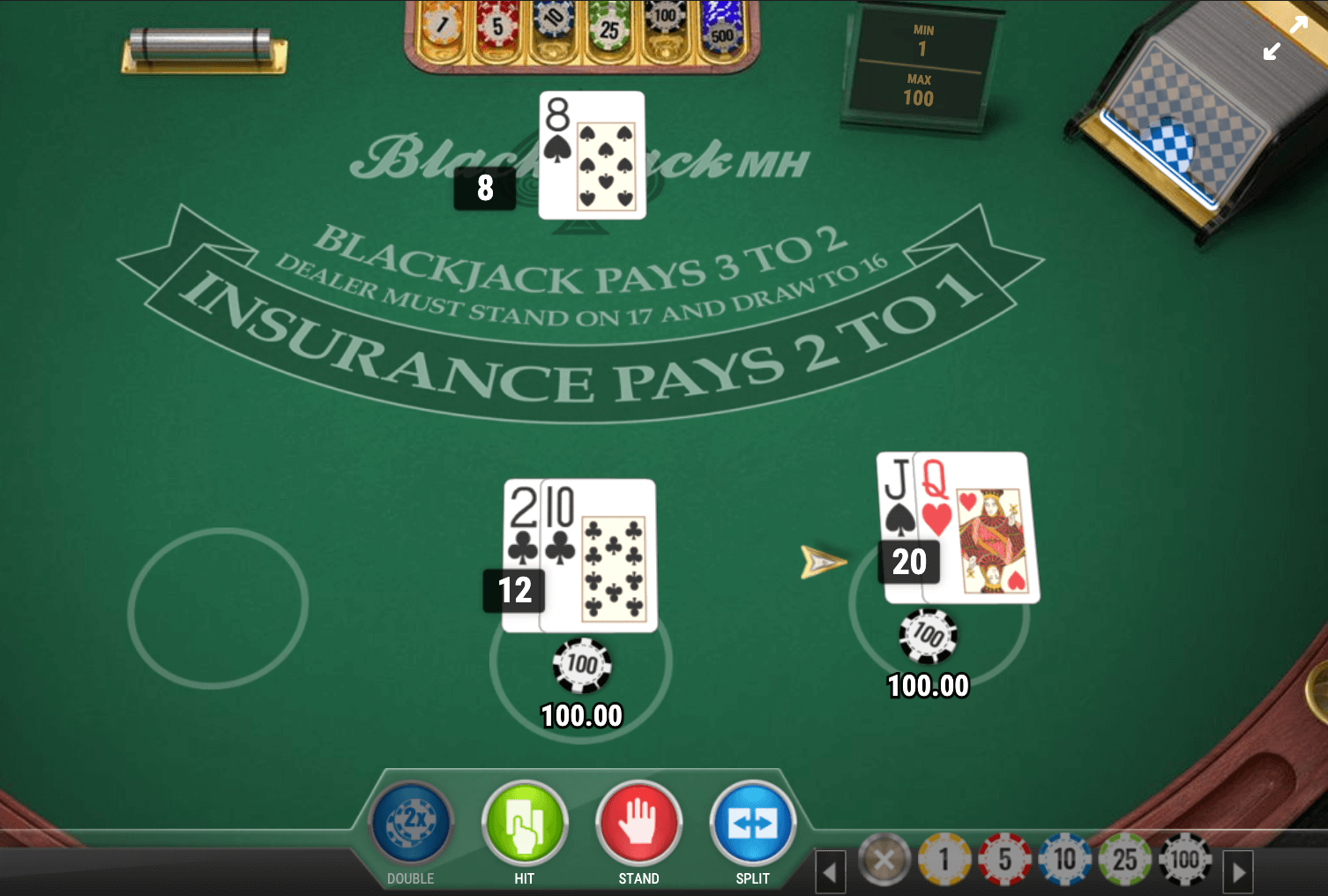 EUROPEAN BLACKJACK MH Play'n Go wwwJoker123c net