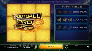 Football Pro Scratchcard Caleta Gaming SLOT joker123 ฝาก ถอน Joker