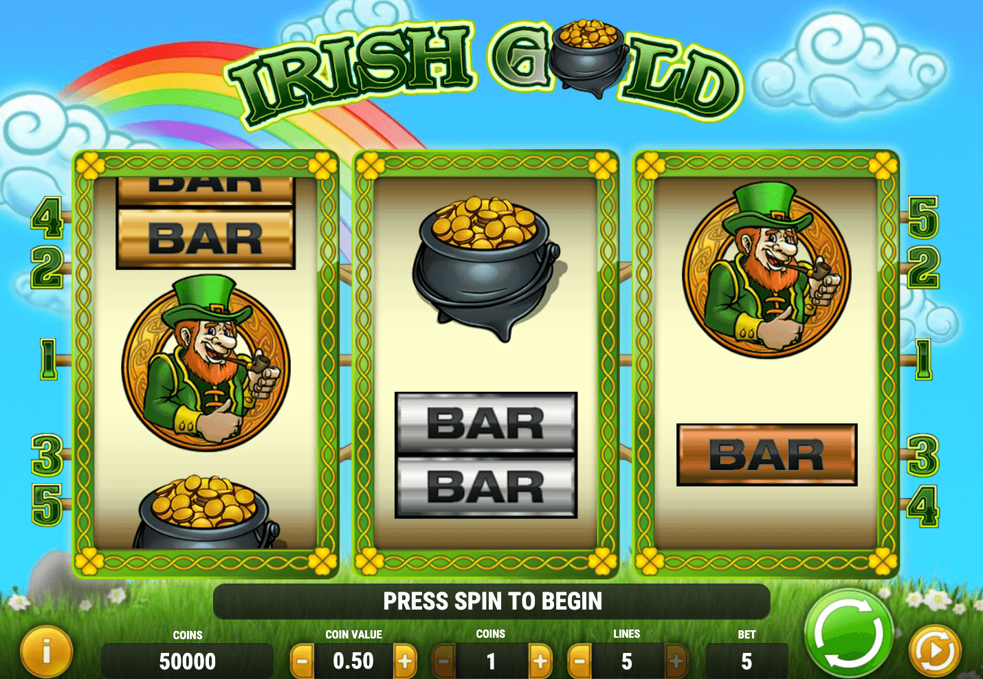 IRISH GOLD Play'n Go Joker gaming