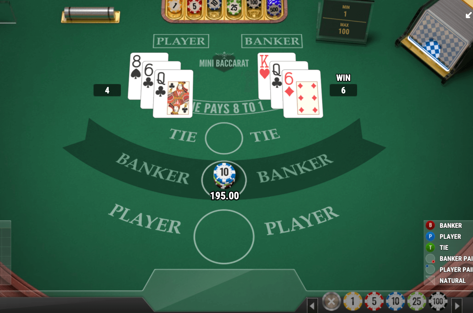 MINI BACCARAT Play'n Go Joker123plus