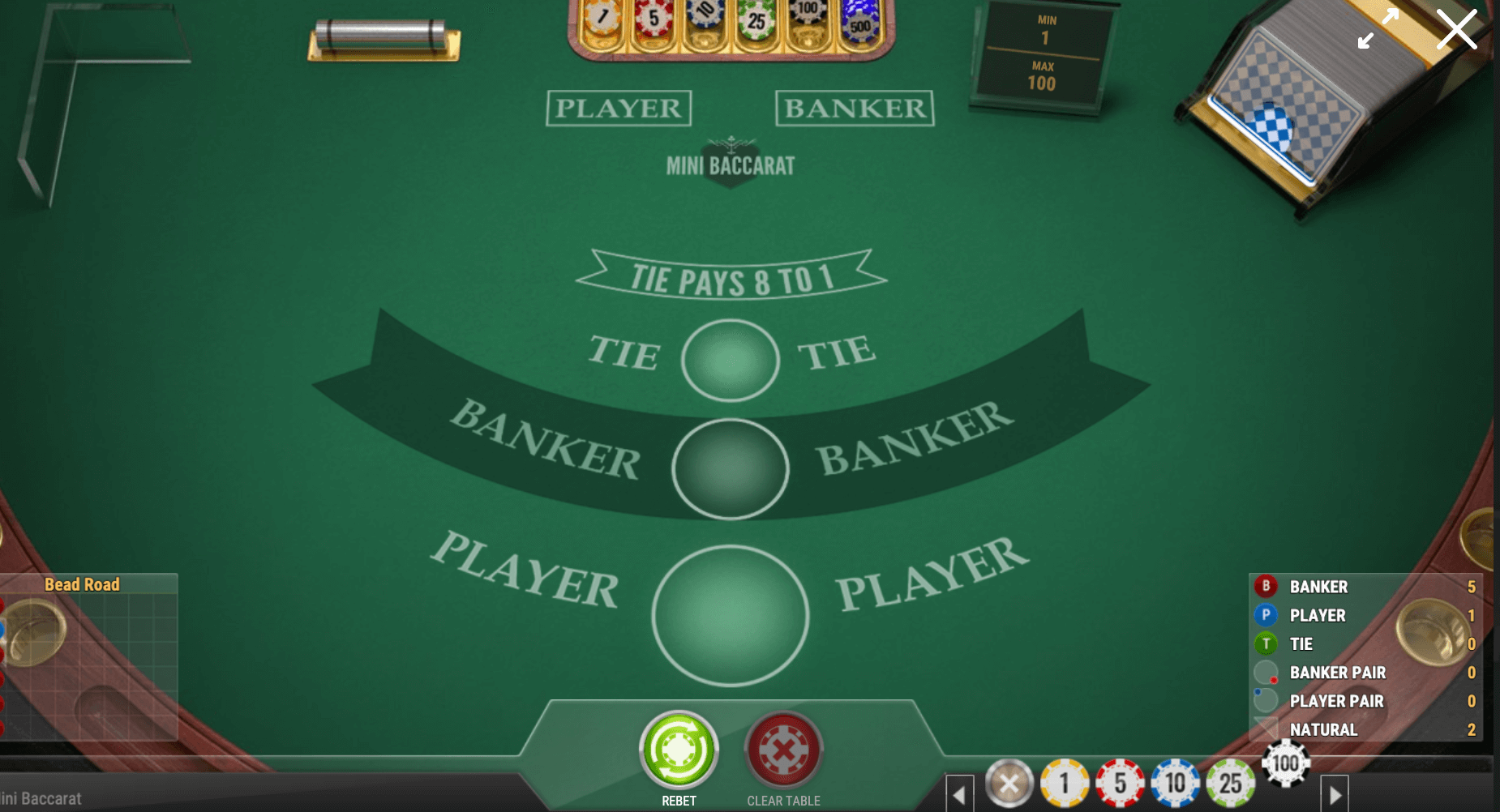 MINI BACCARAT Play'n Go www Joker388