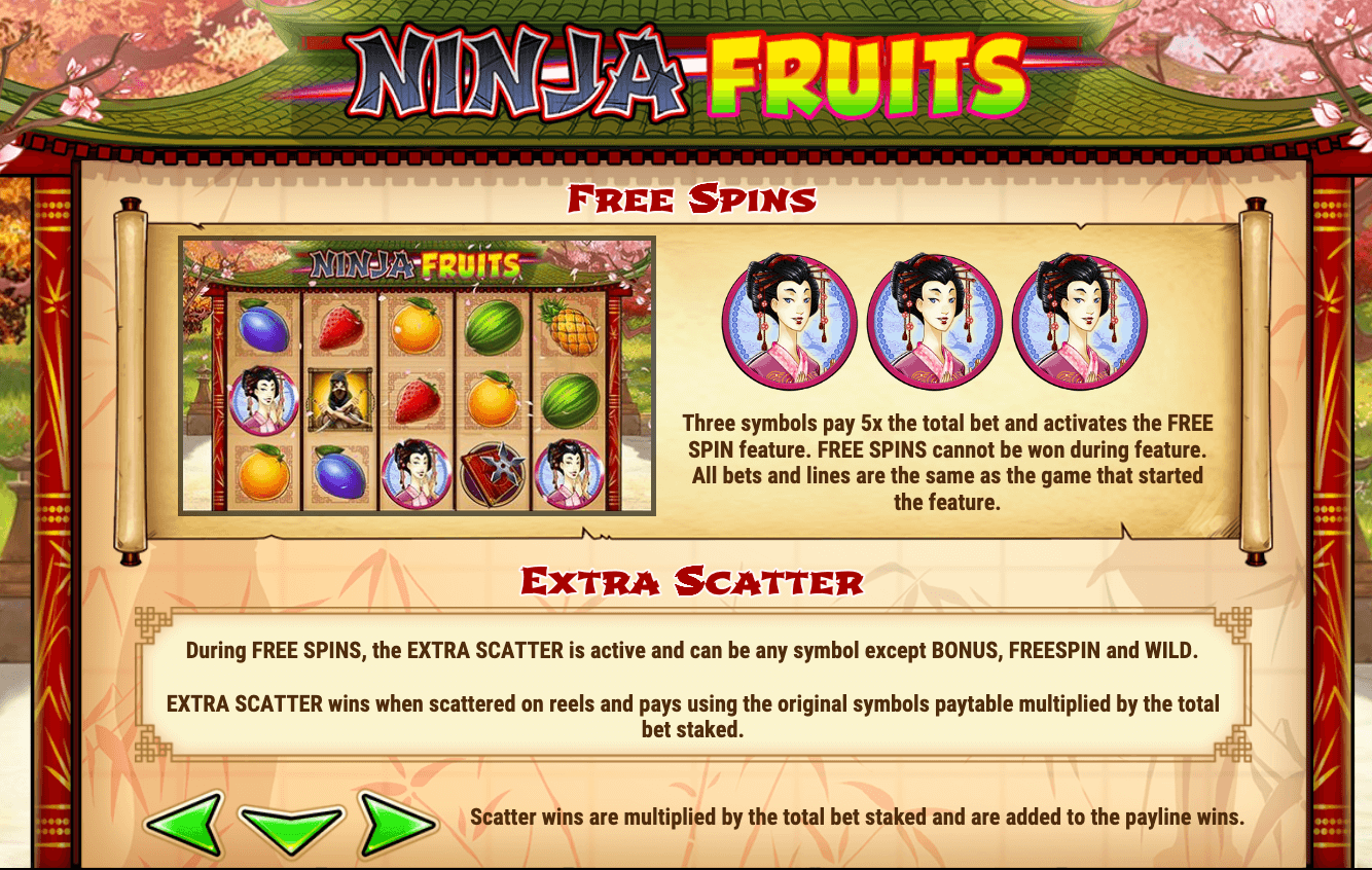 NINJA FRUITS Play'n Go Joker123 slot