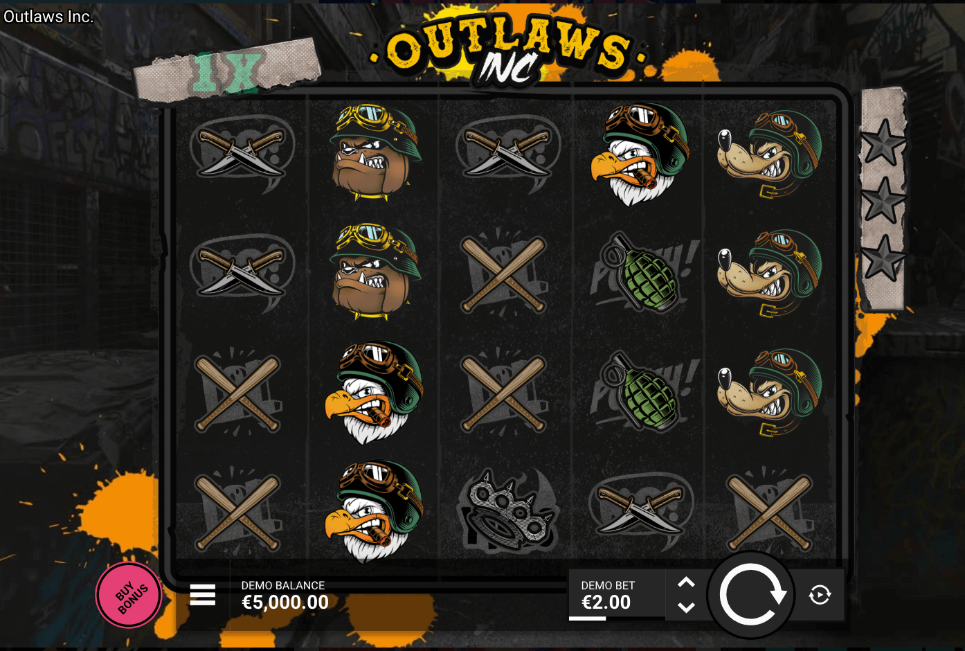 Outlaws INC Hacksaw Gaming www Joker388