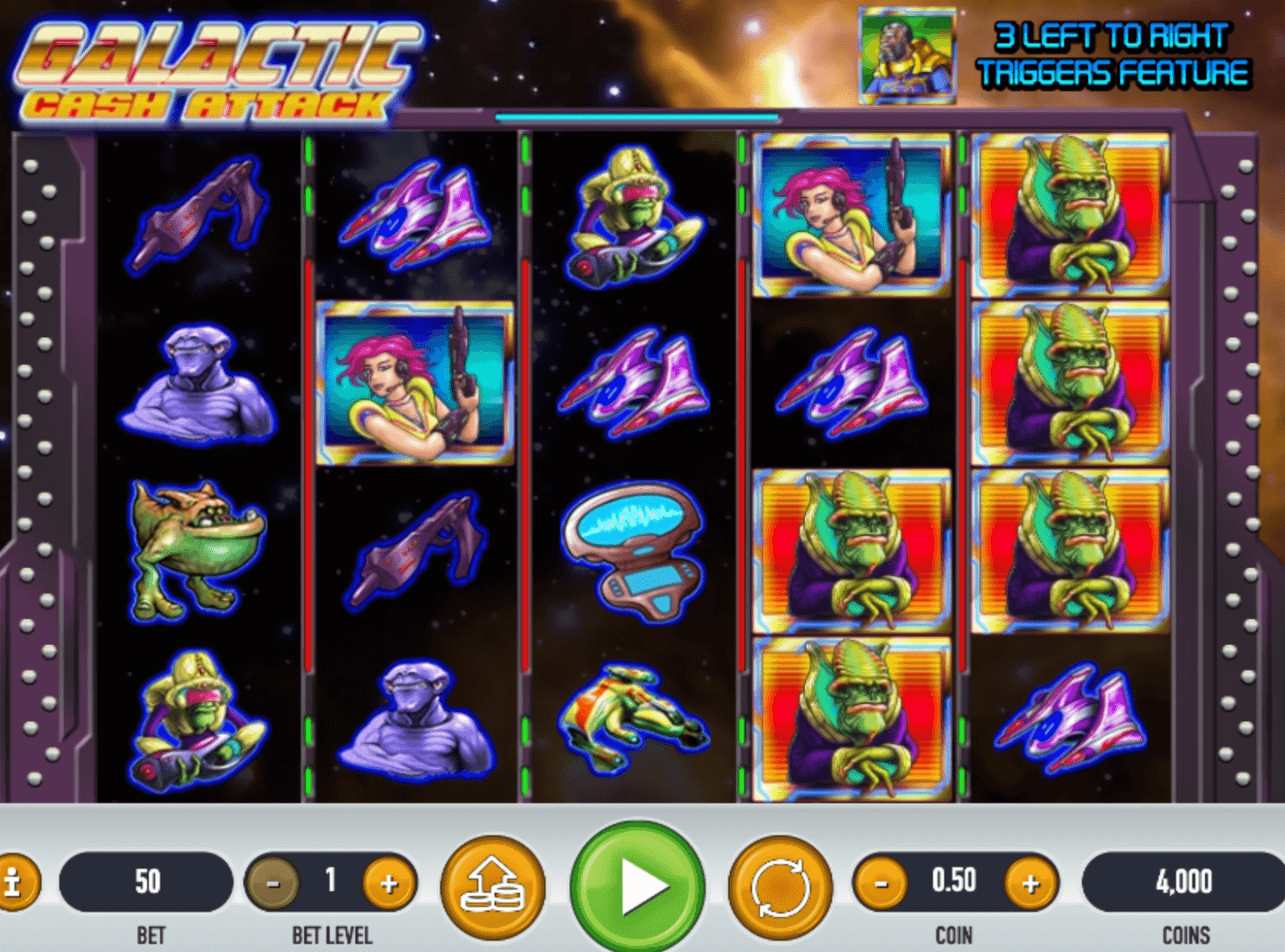 Galactic Cash Attack HABANERO Joker gaming