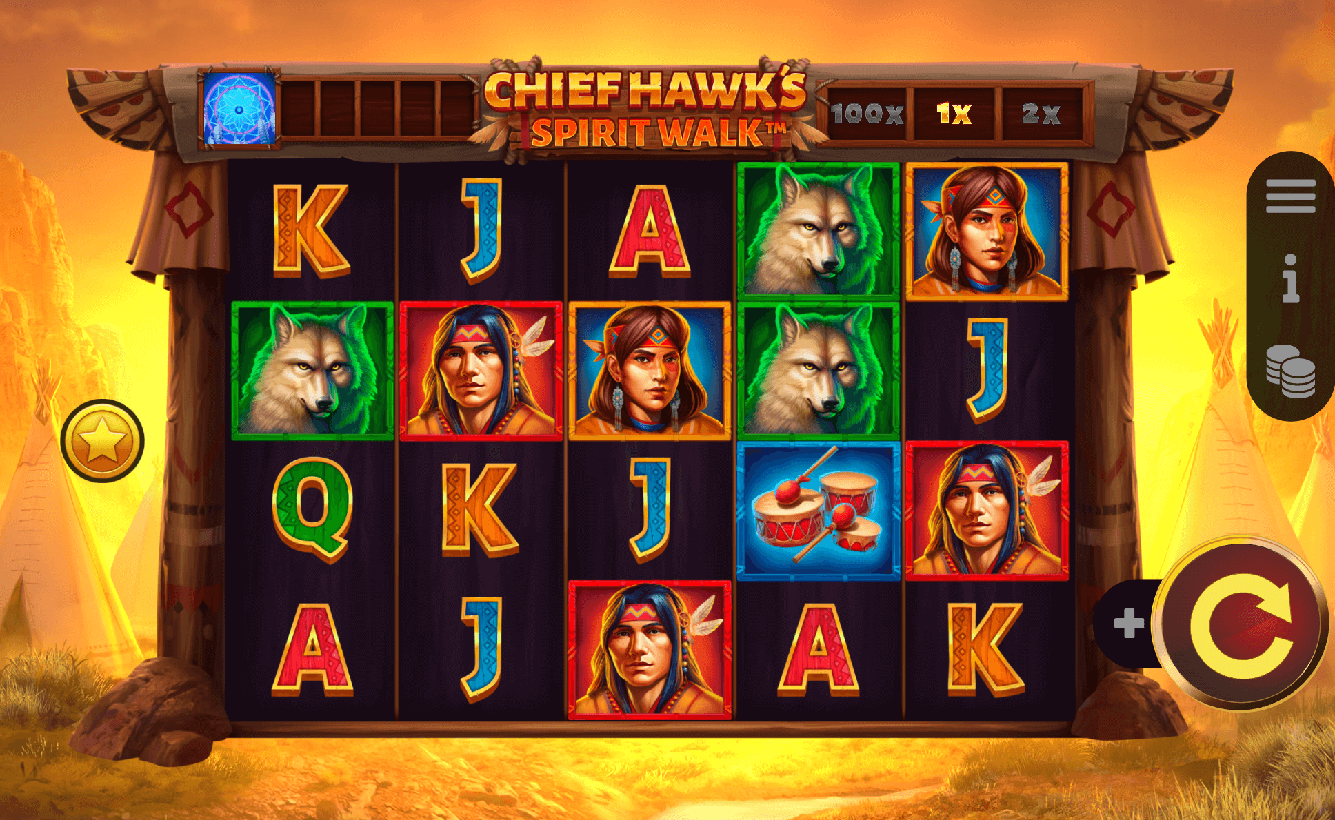 Chief Hawk's Spirit Walk Booming Game Joker gaming