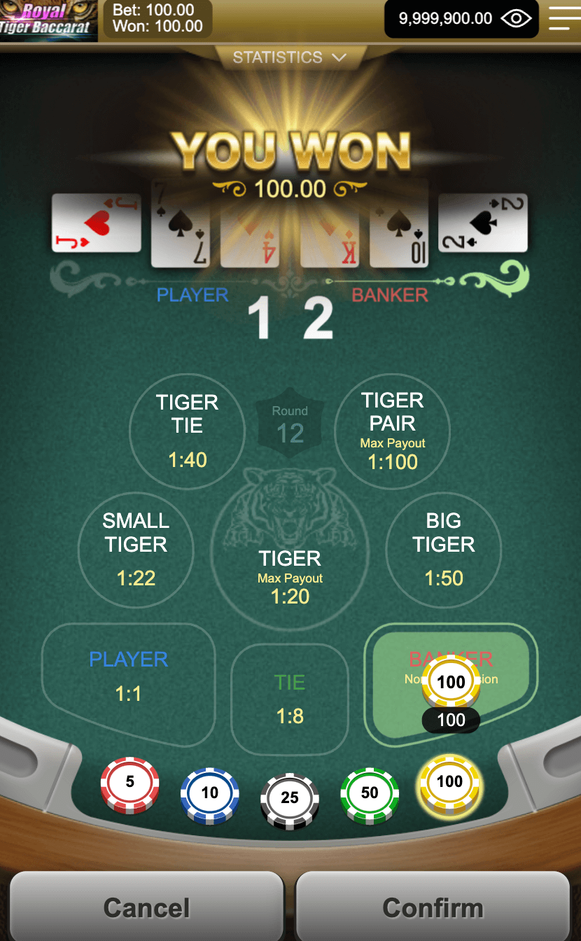 Royal Tiger Baccarat Funky Games wwwJoker