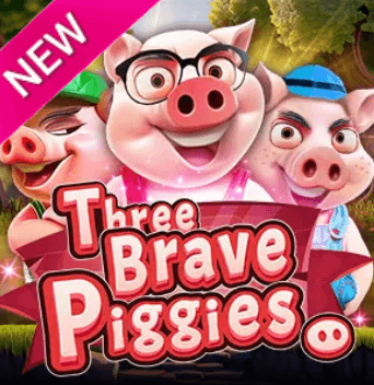 Three Brave Pigs Funky Games Joker slot