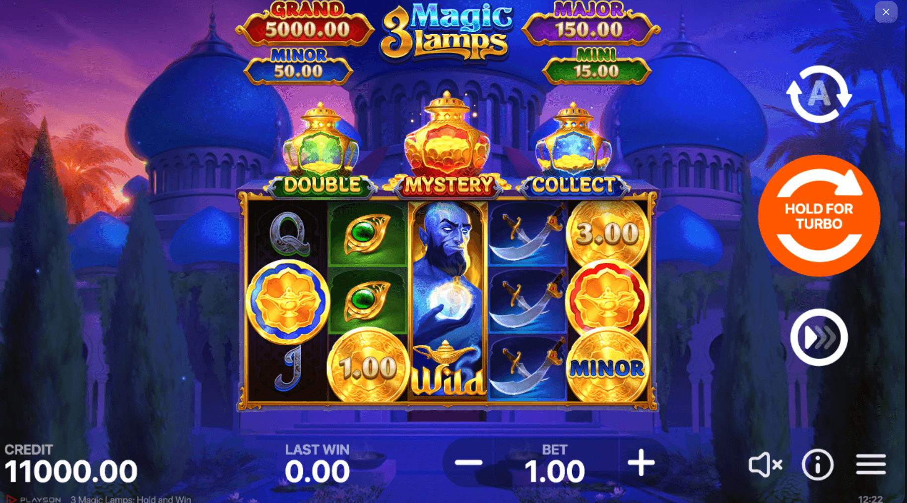 3 Magic Lamps Hold and Win Funta Gaming Joker game 123
