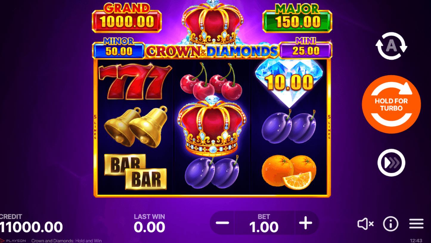 Crown and Diamonds Hold and Win Funta Gaming Joker game 123