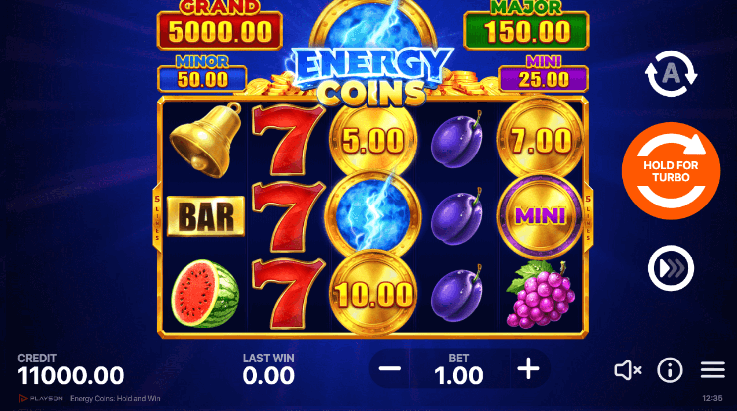Energy Coins Hold and Win Funta Gaming Joker gaming