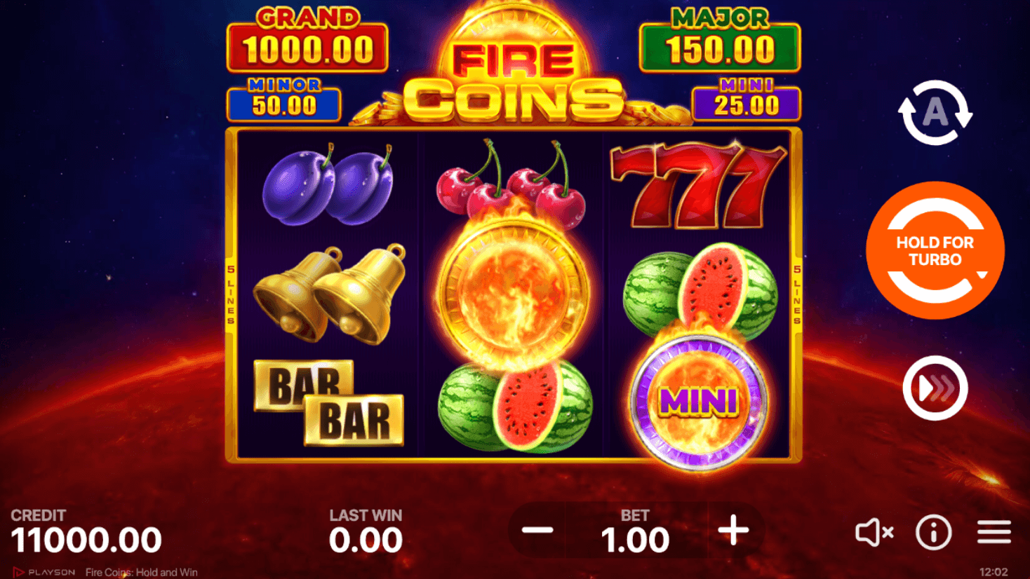 Fire Coins Hold and Win Funta Gaming Joker game 123