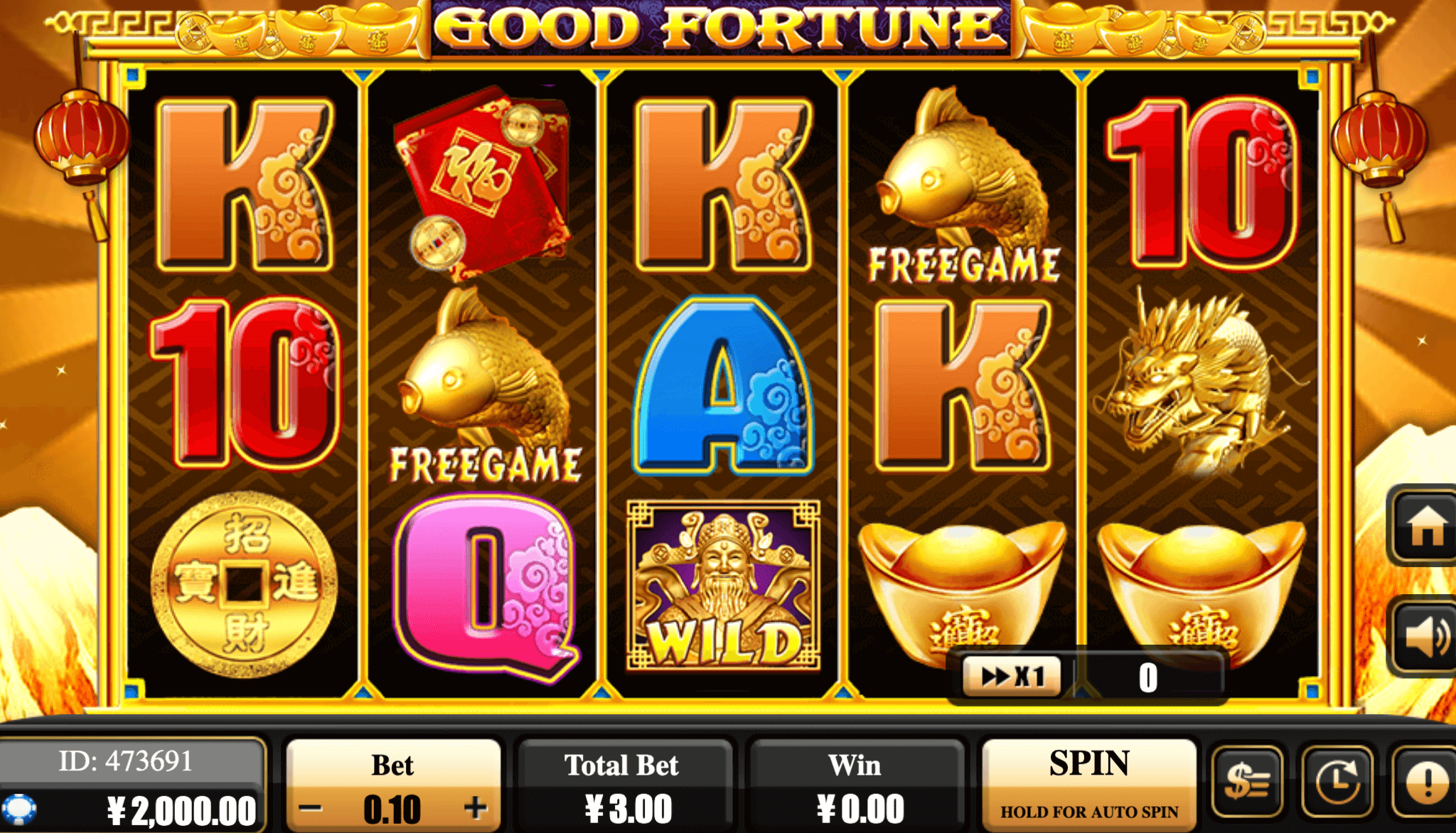 Good Fortune Creative Gaming Joker slot