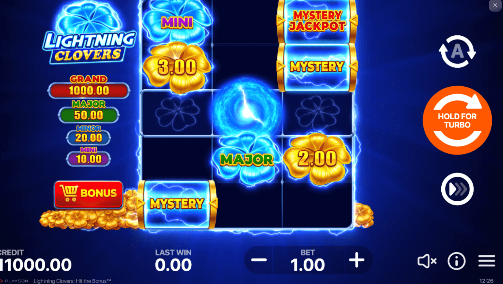 Lightning Clovers Hit The Bonus Funta Gaming Joker1234