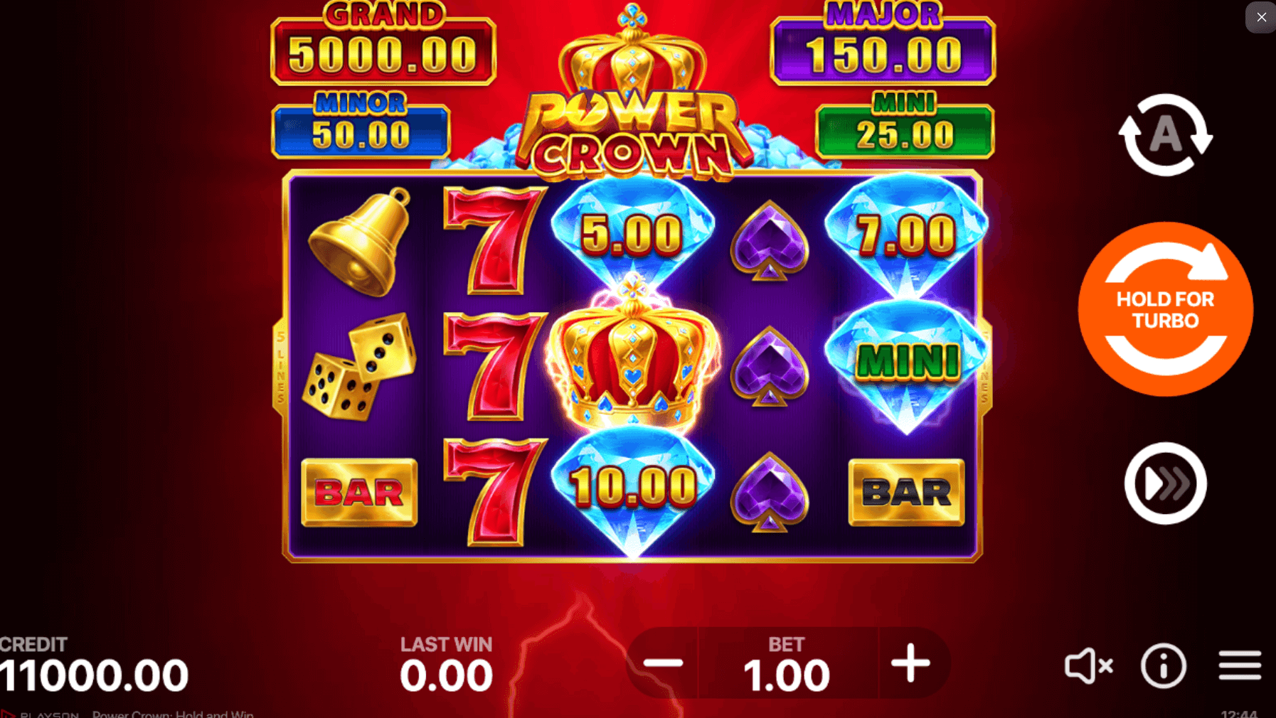 Power Crown Hold and Win Funta Gaming Joker family