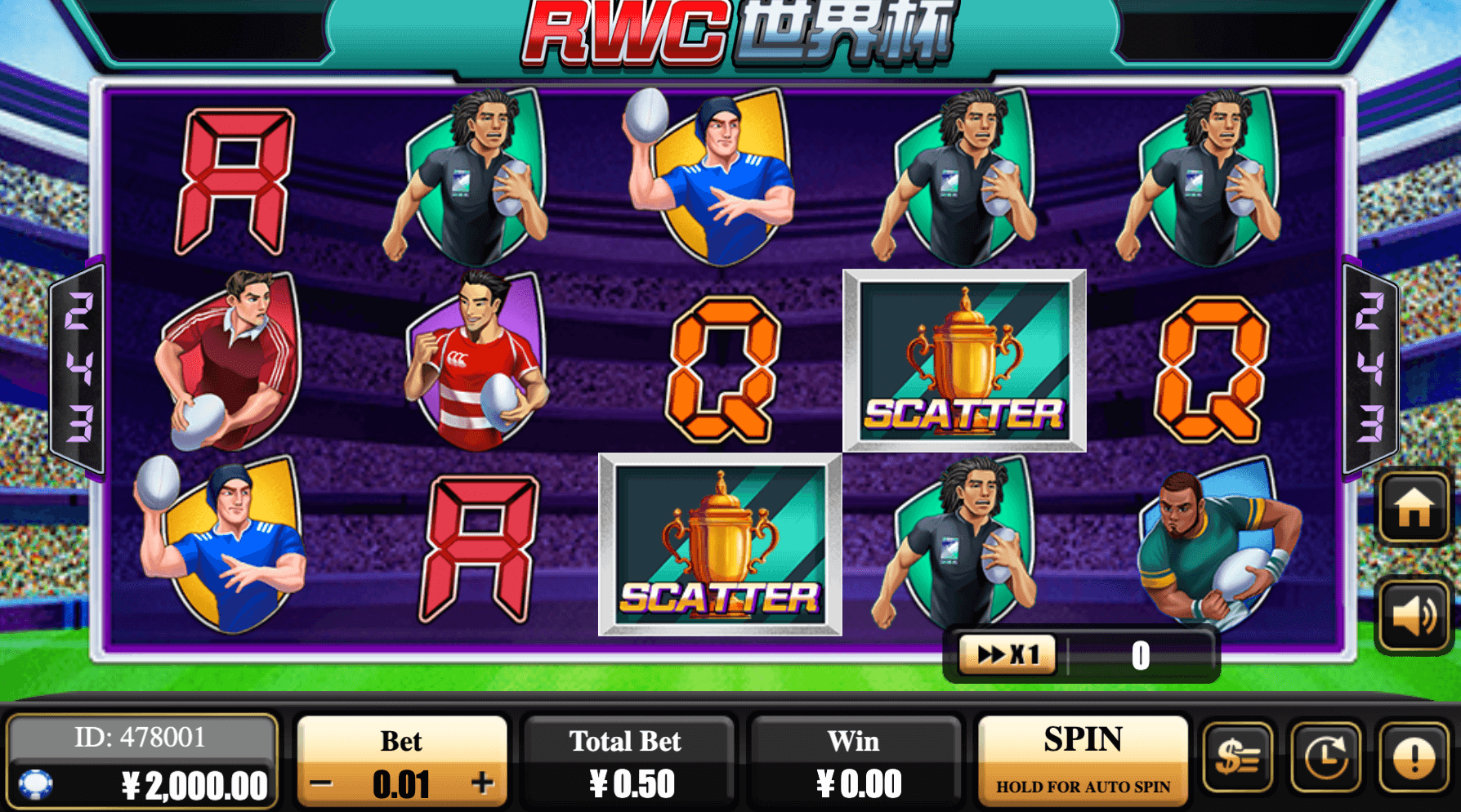 Rugby World Cup Creative Gaming Joker mobile