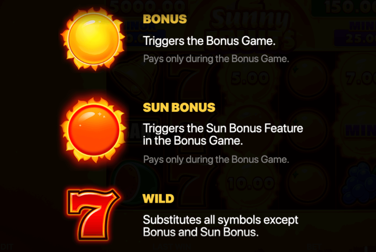 Sunny Fruits 2 Hold and Win Funta Gaming Joker family