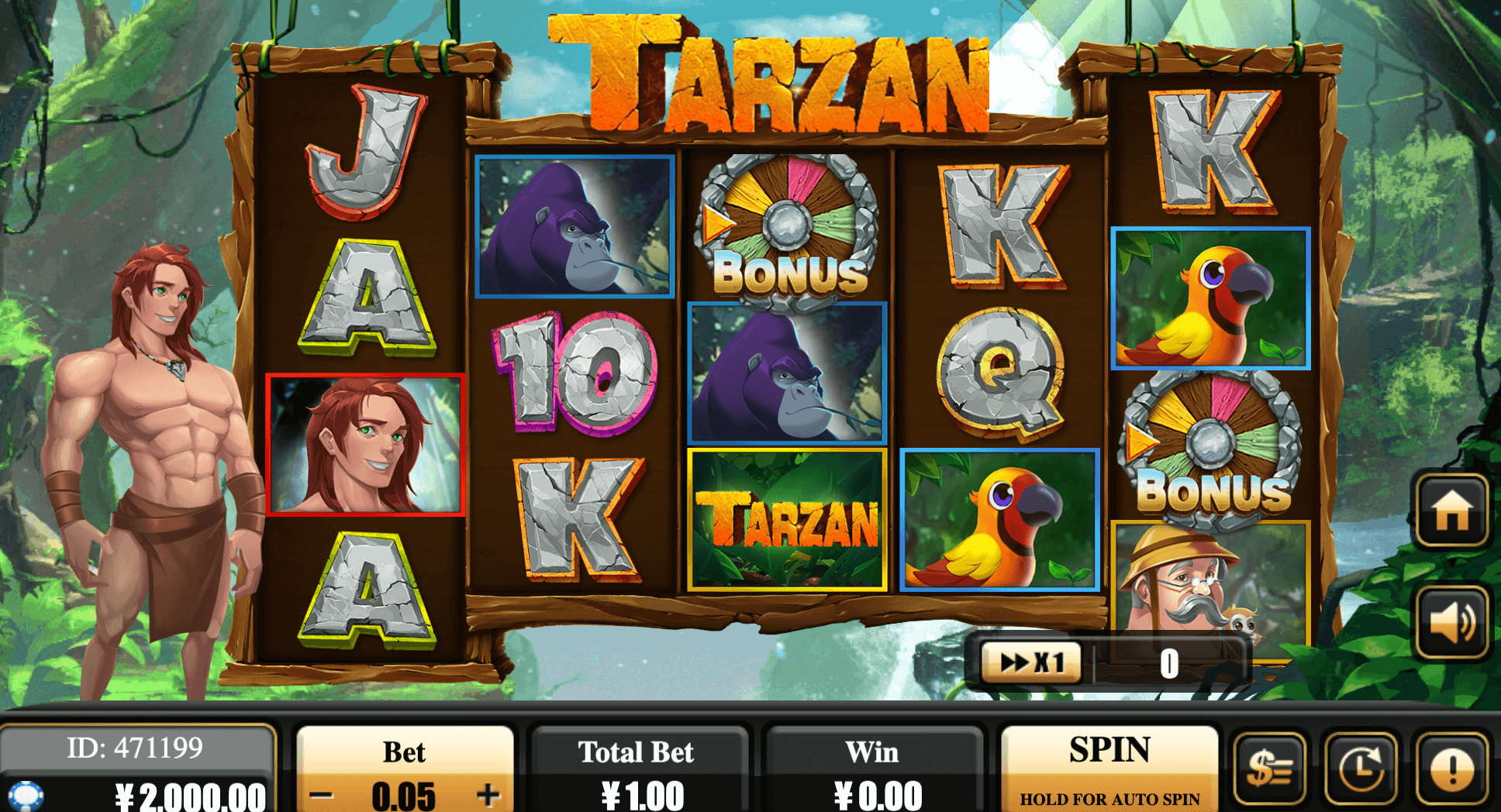 Tarzan Creative Gaming wwwJoker