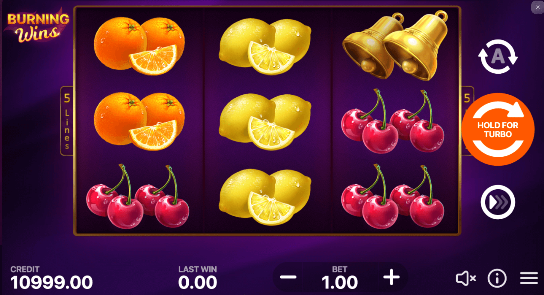 Burning Wins Classic 5 Lines Funta Gaming Joker123 net
