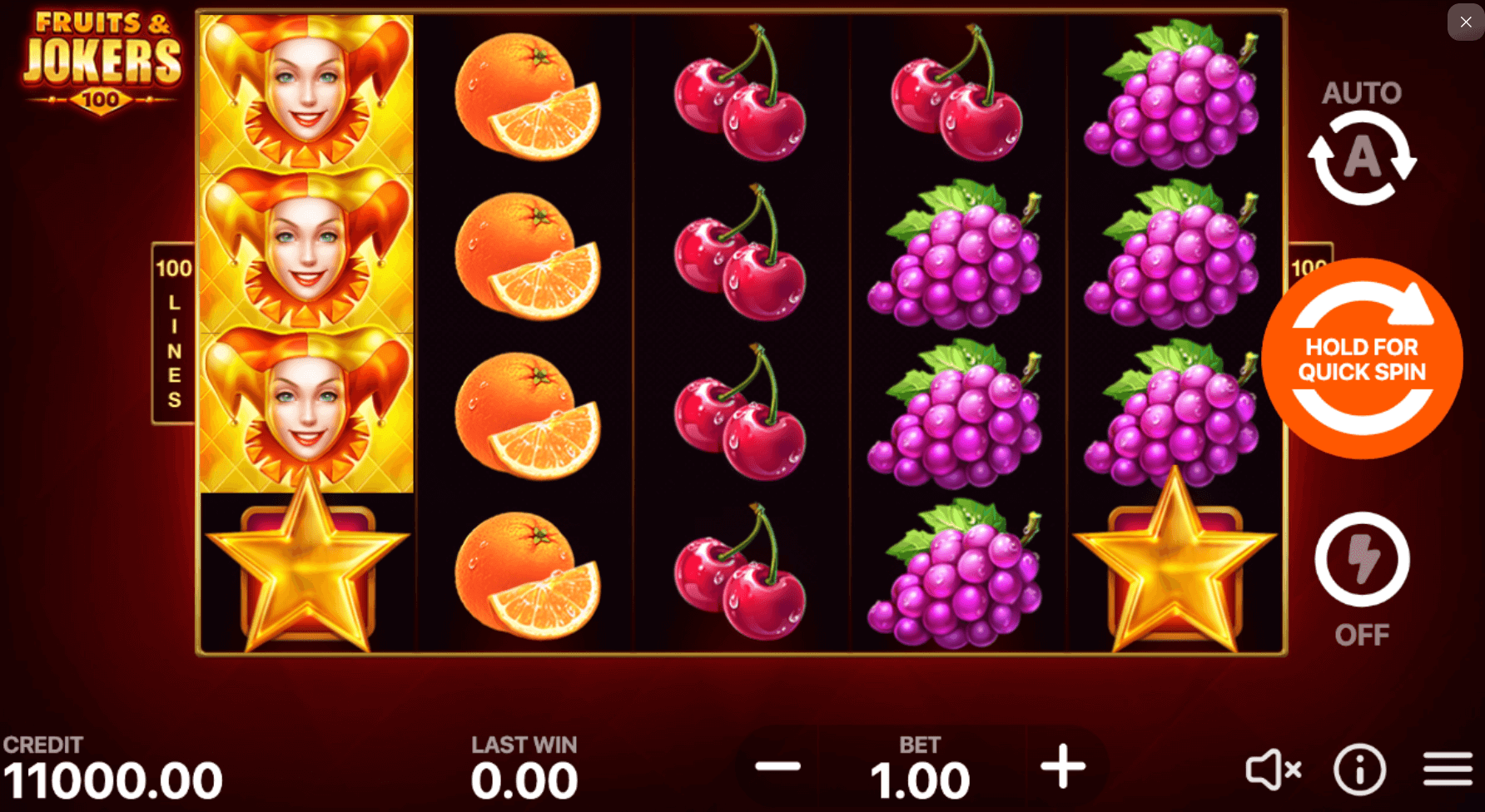 Fruits Jokers 100 Lines Funta Gaming Joker family