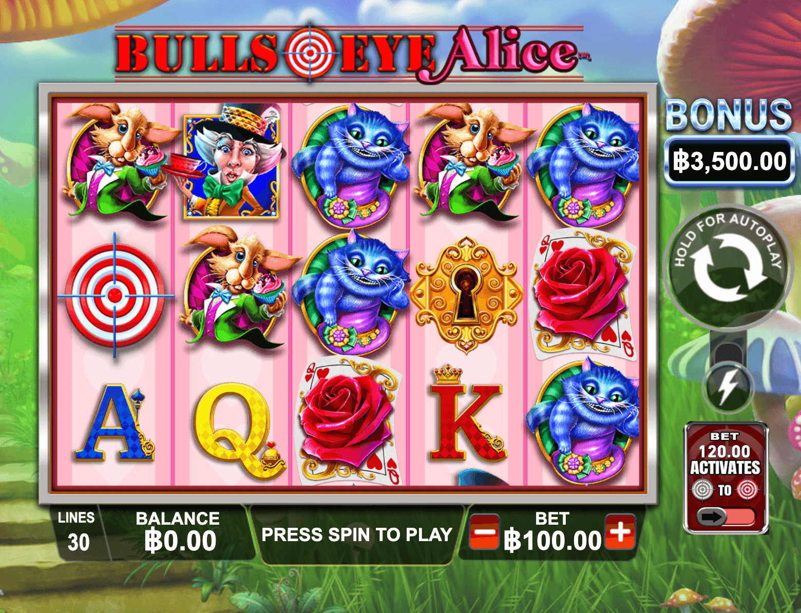 Bulls Eye Alice Playtech Joker123plus