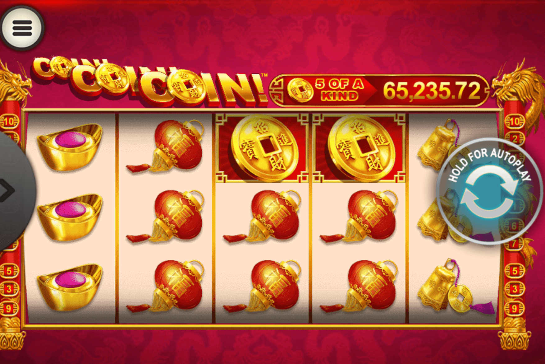 Coin Coin Coin CNY Playtech Joker game 123