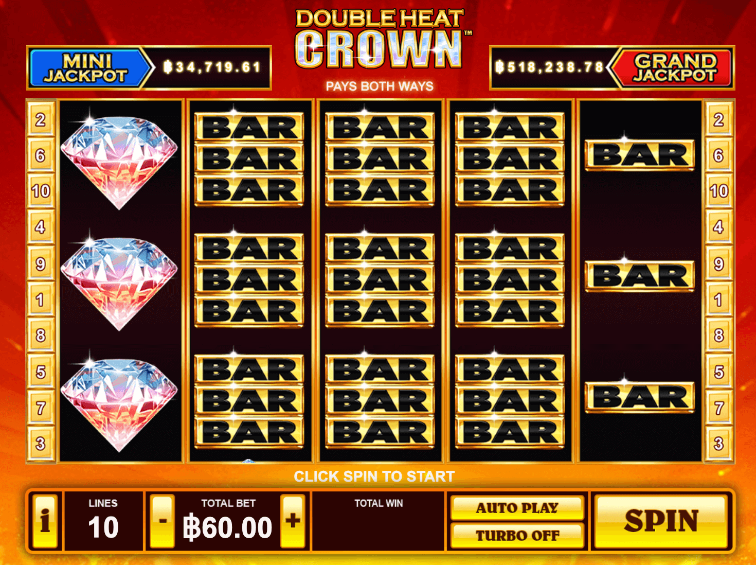 Double Heat- Crown Playtech Joker123th