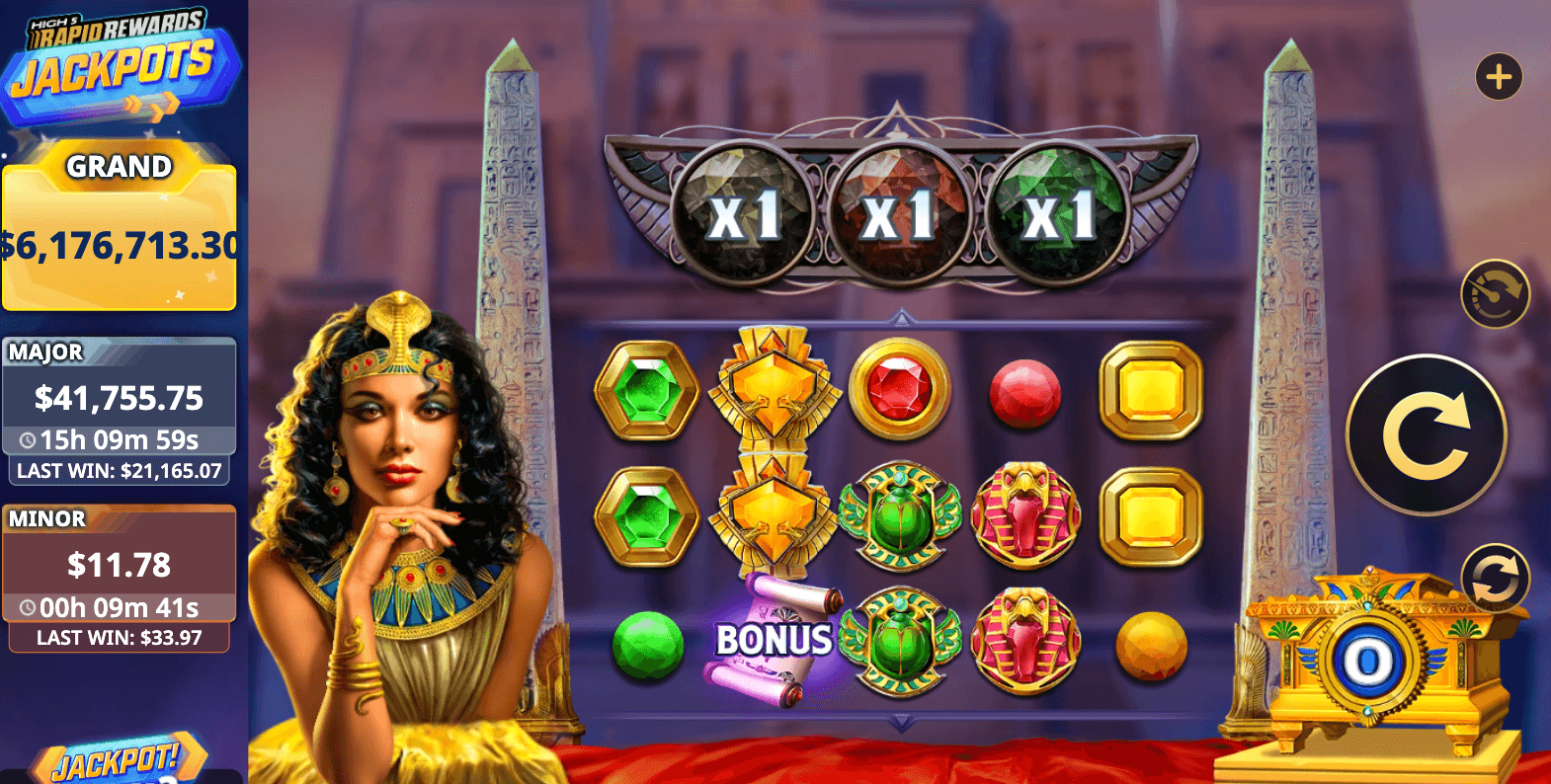 Feather of the Nile Jackpot High 5 Games JOKER