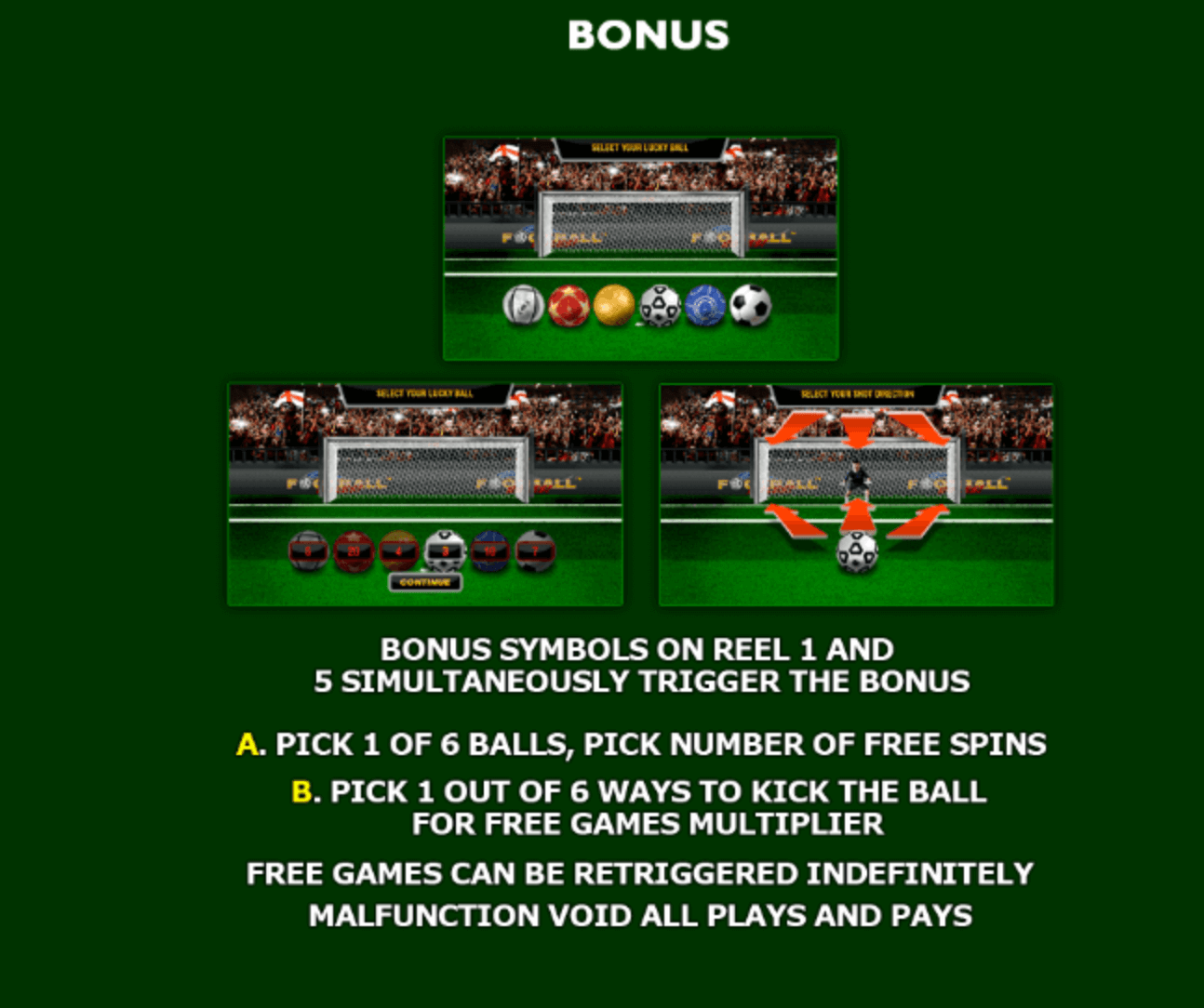 Football Rules Playtech Joker game 123