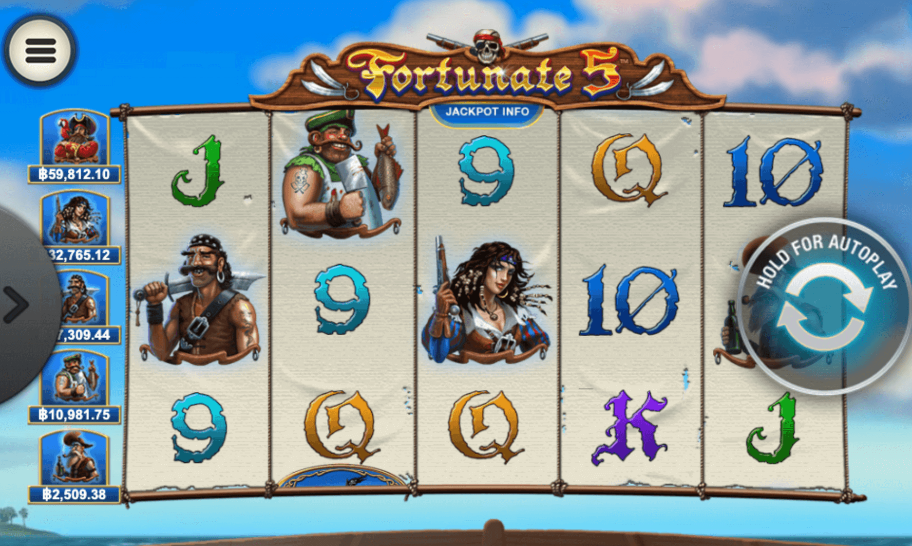 Fortunate 5 Playtech Joker gaming