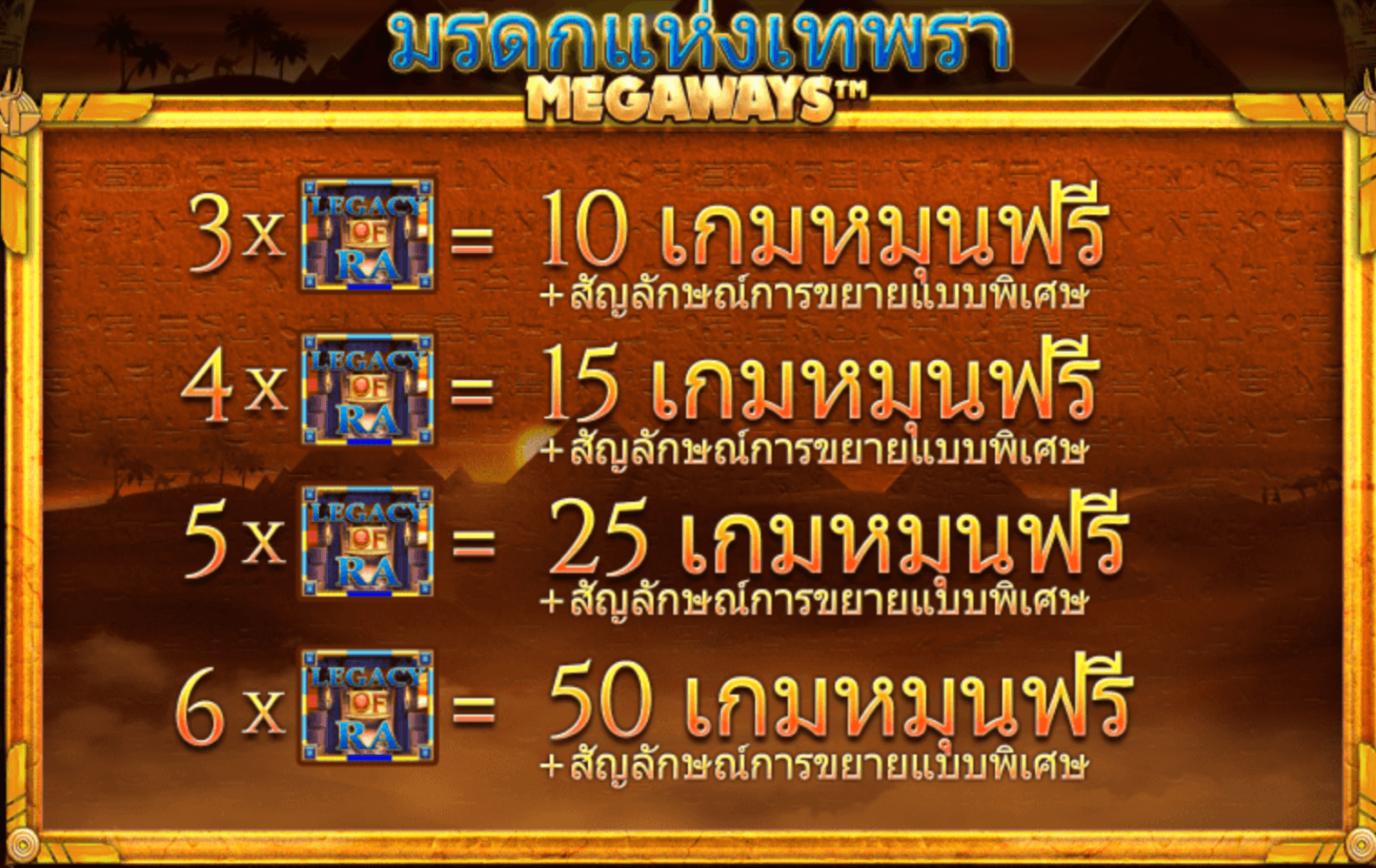 Legacy of Ra Megaways Blueprint Gaming Joker1234