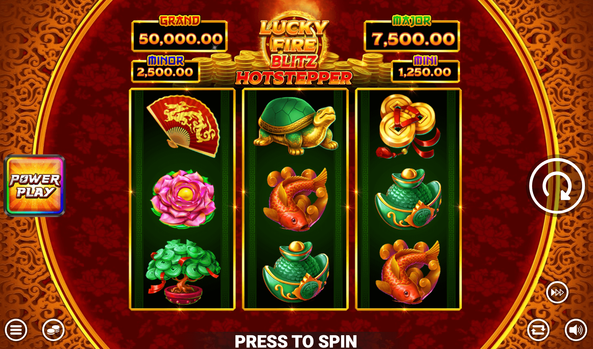 Lucky Fire Blitz Hotstepper Blueprint Gaming www Joker123