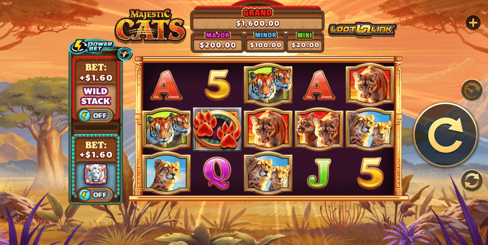 Majestic Cats Loot Link High 5 Games wwwJoker123c net