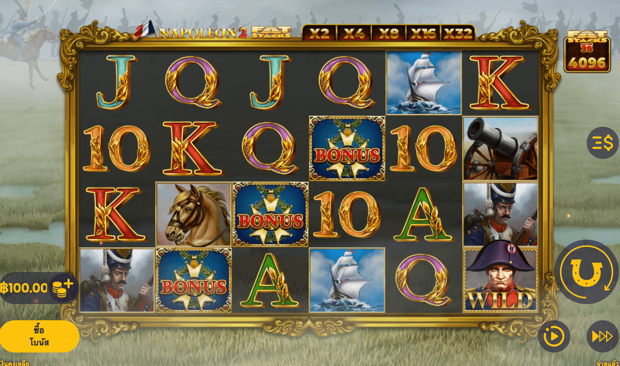 Napoleon 2 Fat Stacks Blueprint Gaming game Joker388