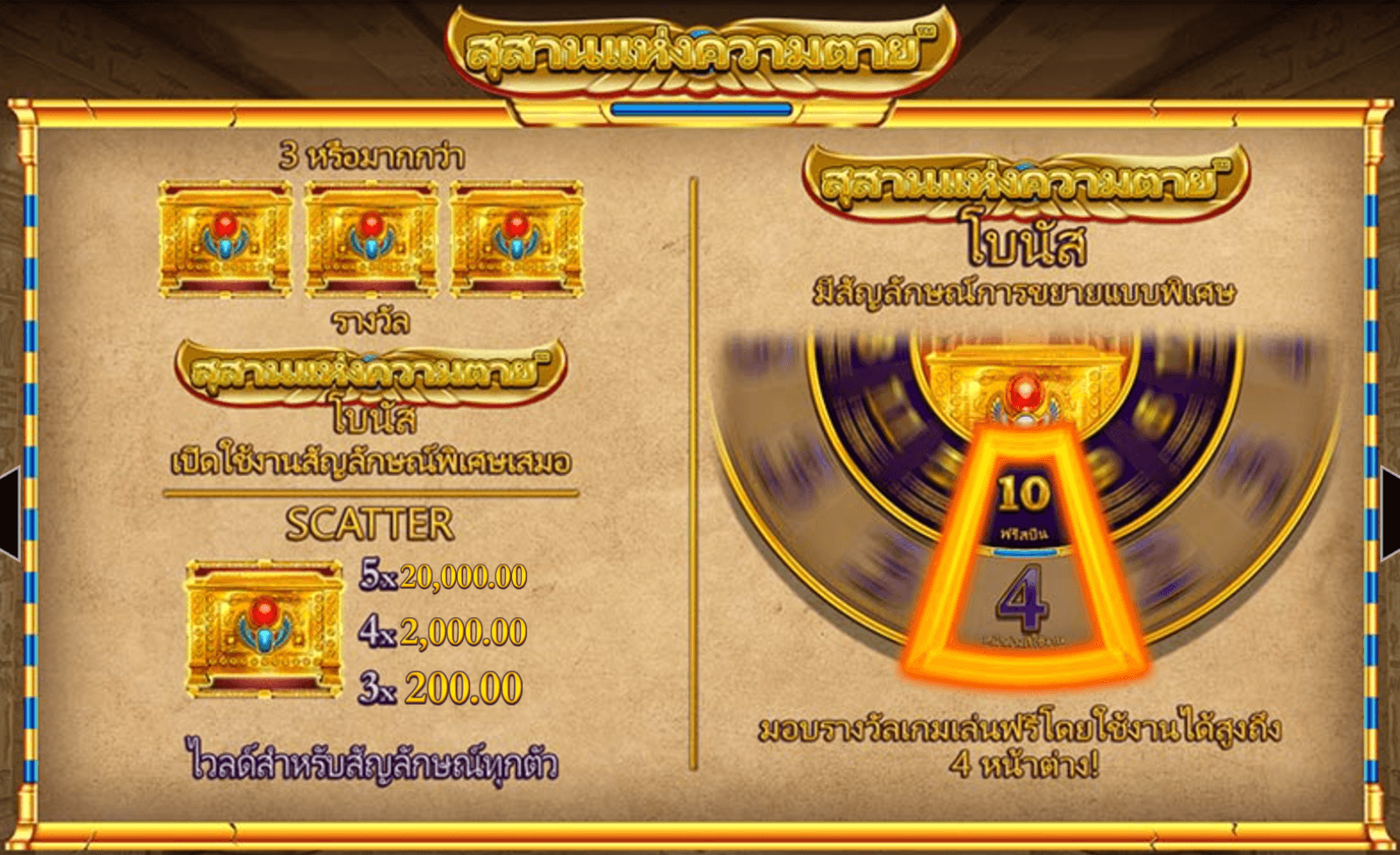 Tomb of Dead Power 4 Slot Blueprint Gaming สล็อต Joker123