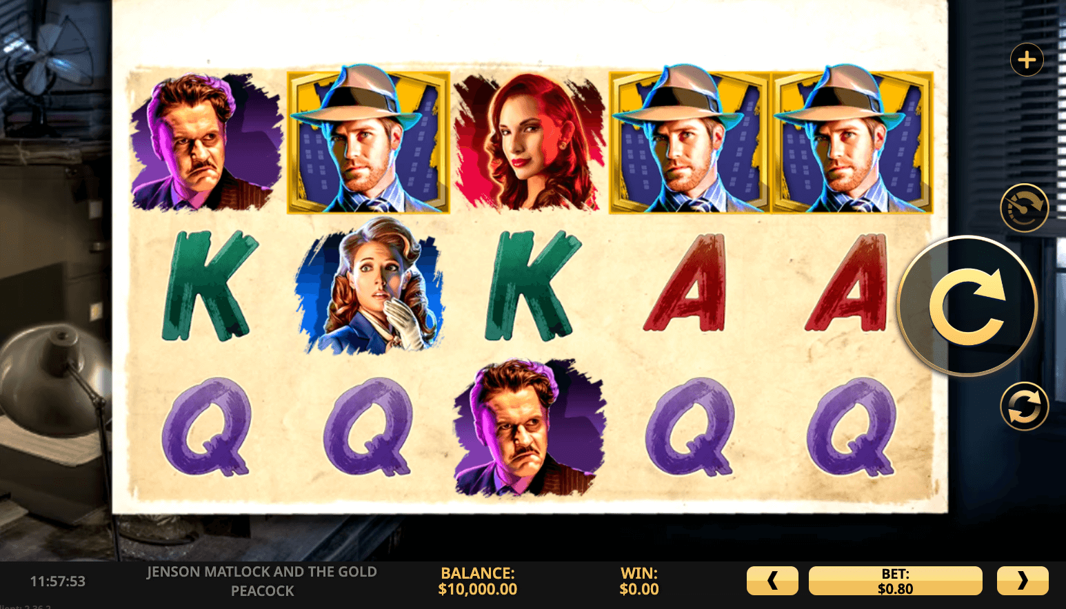 Jenson Matlock and the Gold Peacock High 5 Games Jokerapp678 c net