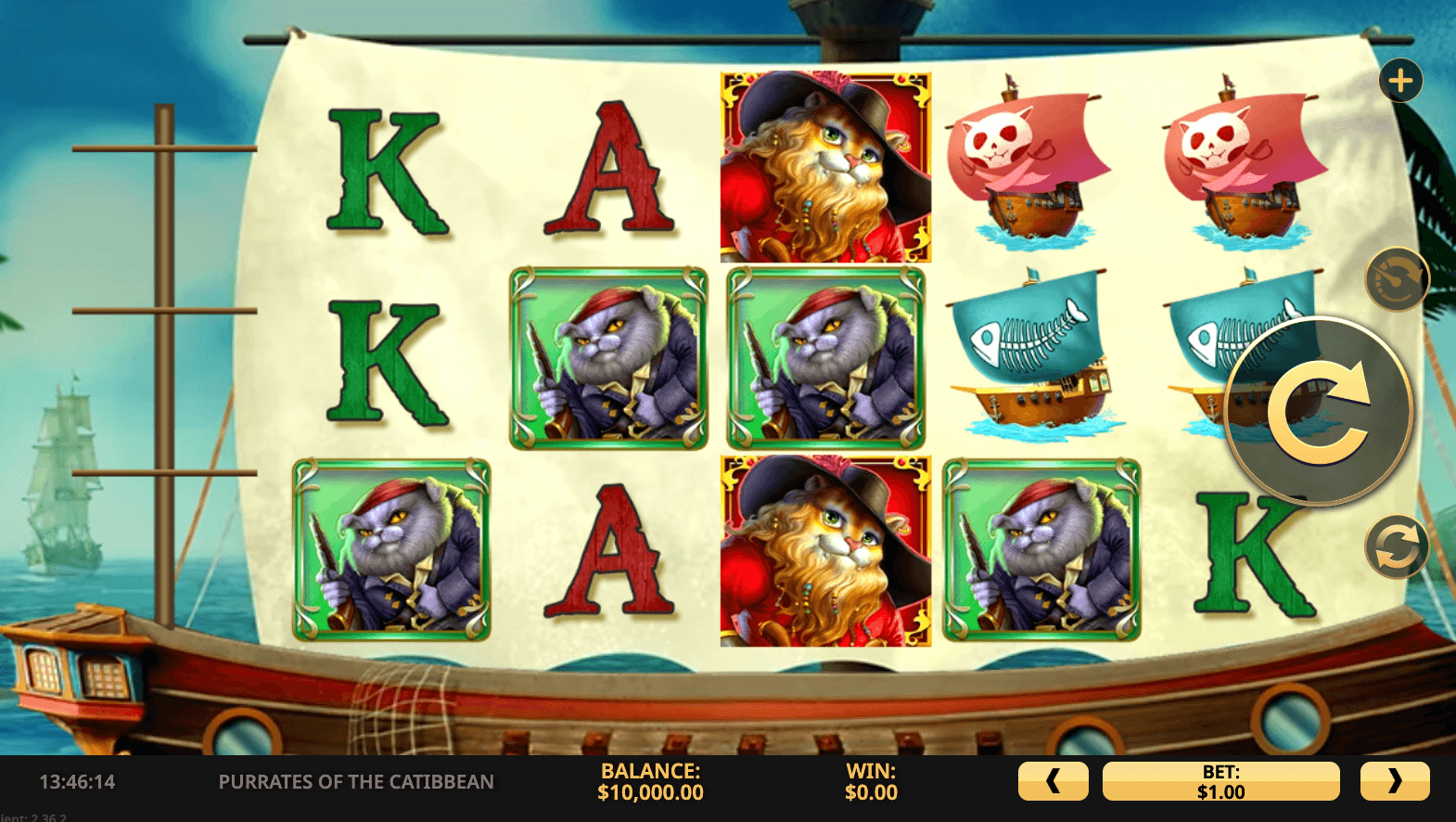 PURRates of the CATibbean High 5 Games Joker123 slot