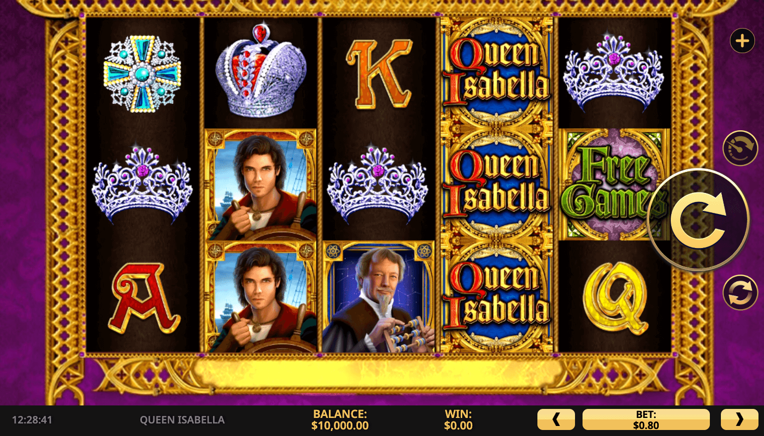 Queen Isabella High 5 Games 123Joker game