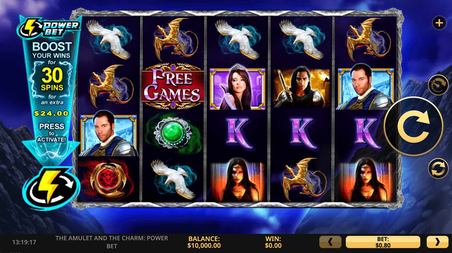 The Amulet and the Charm- Power Bet High 5 Games Joker game 123