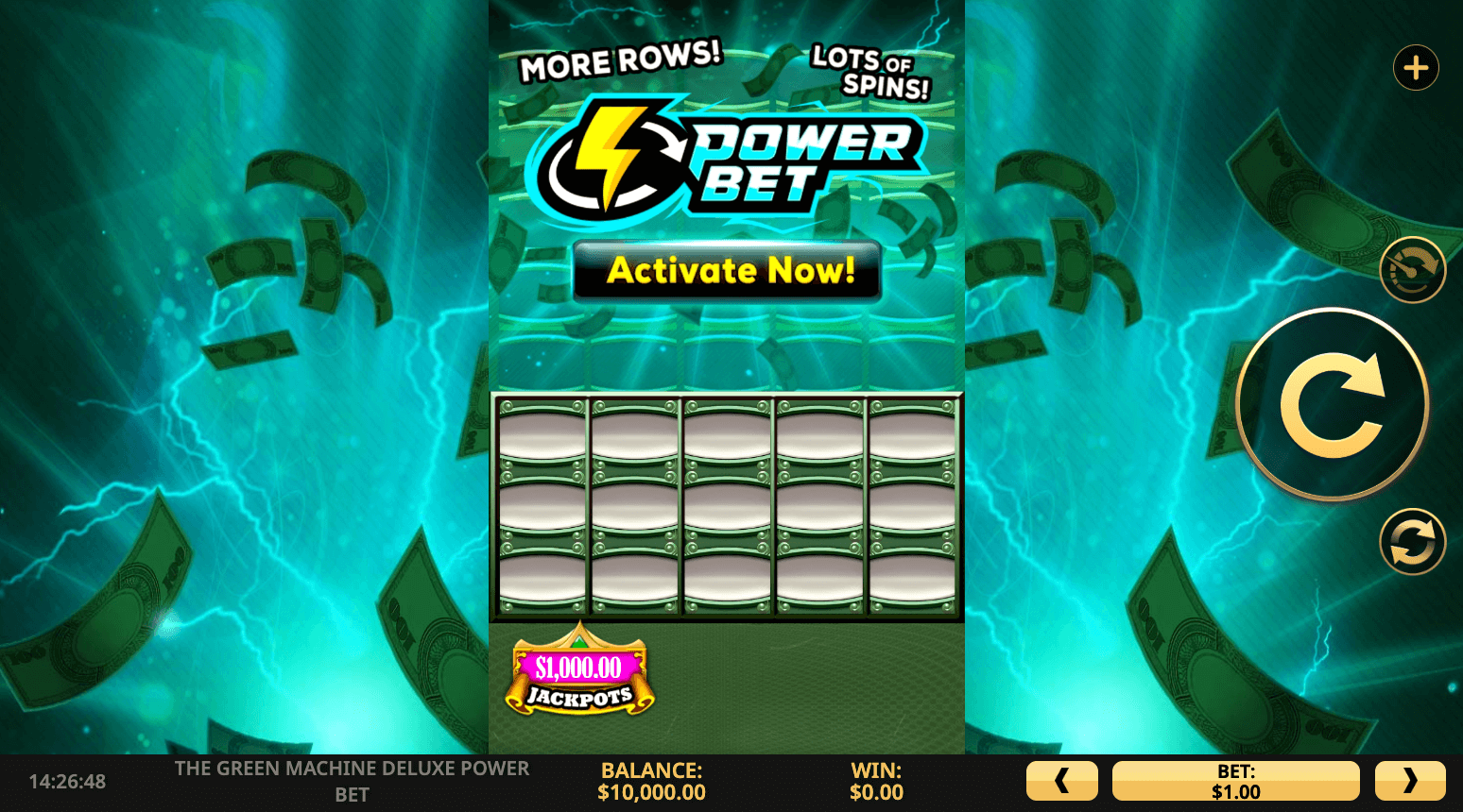 The Green Machine Deluxe Power Bet High 5 Games Joker1234th