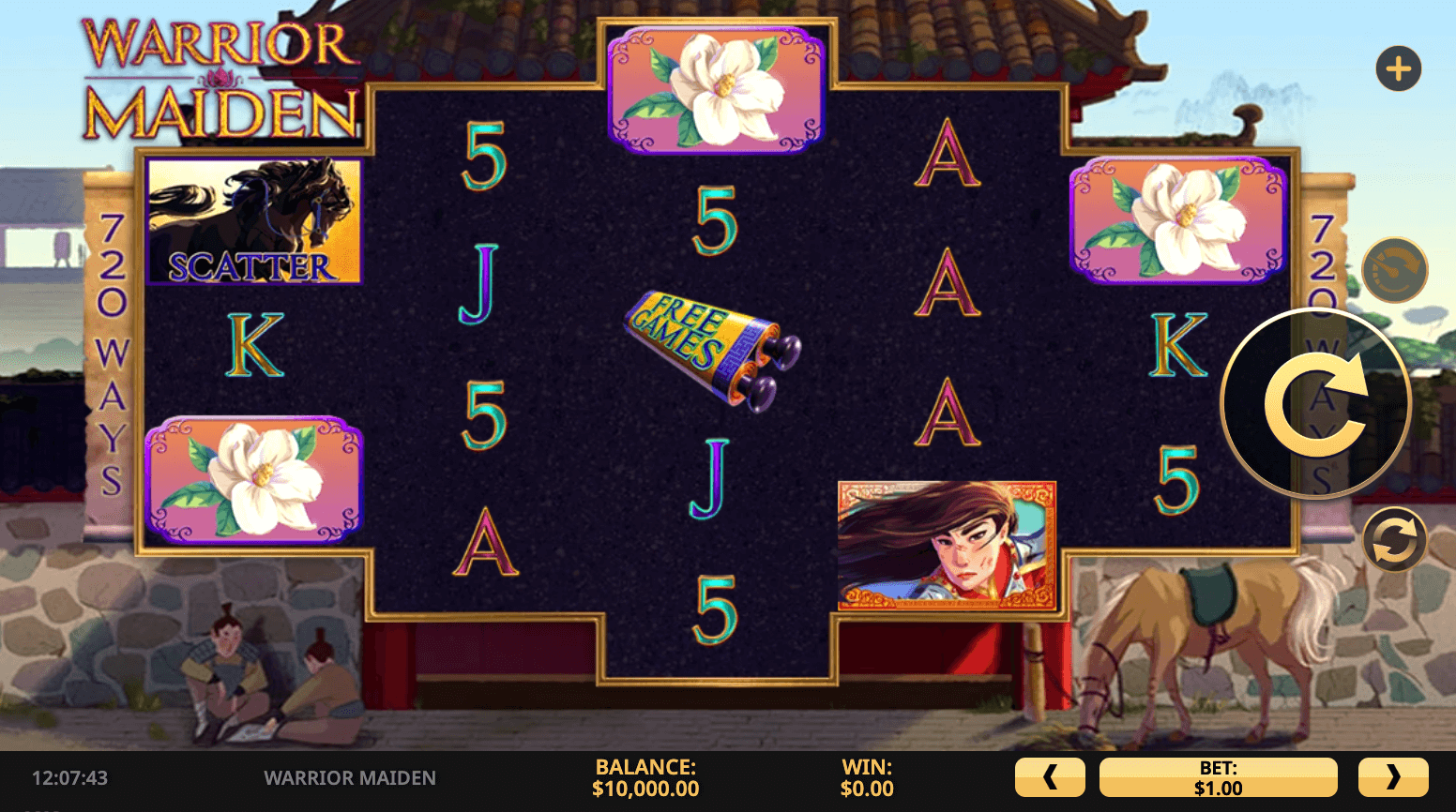Warrior Maiden High 5 Games 123Joker game