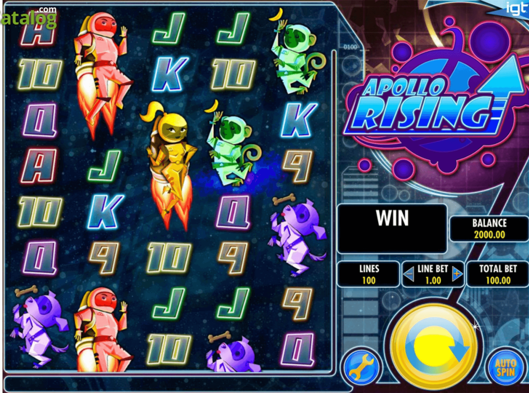 Apollo Rising IGT Slots JOKER