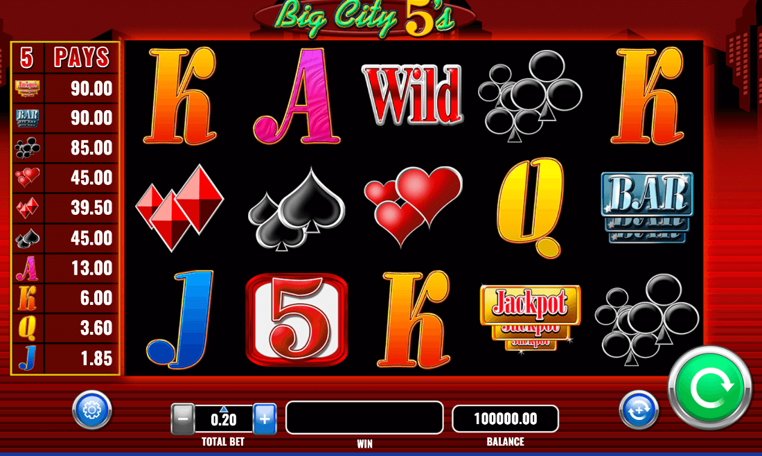 Big City 5's IGT Slots game Joker388