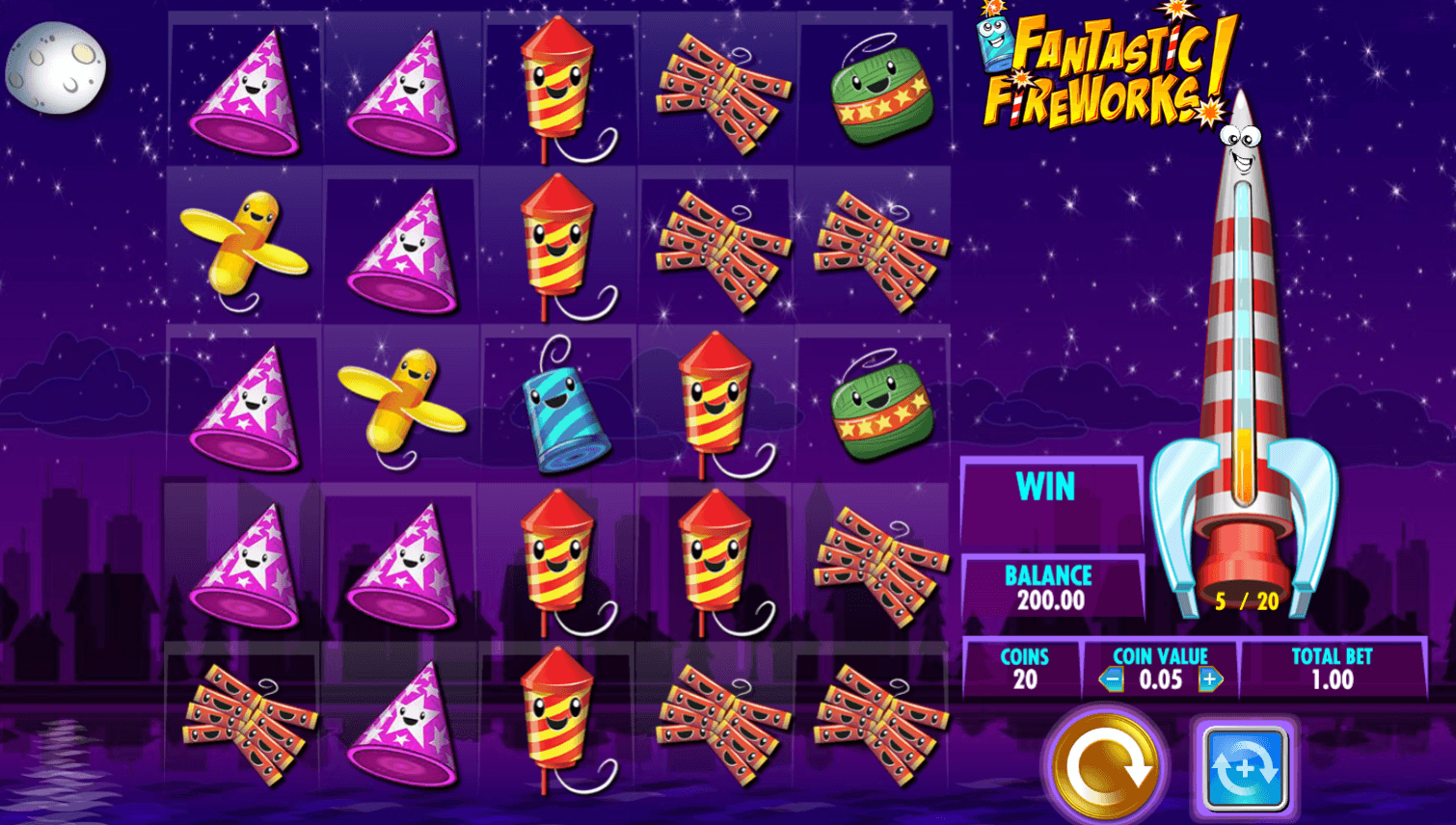 Fantastic Fireworks IGT Slots Joker family