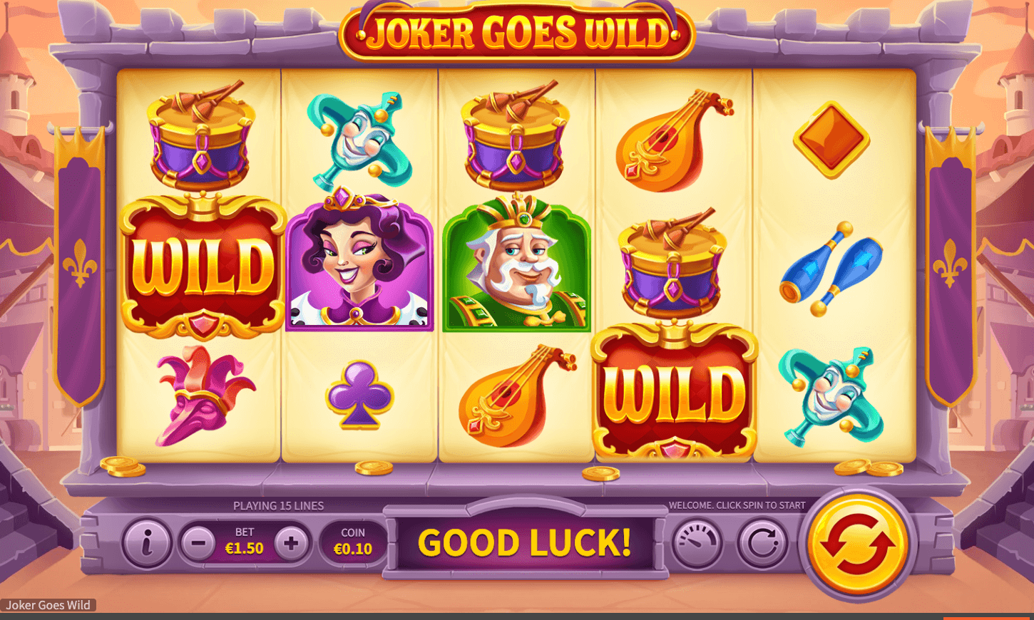 Joker Goes Wild Skywind Group game Joker388