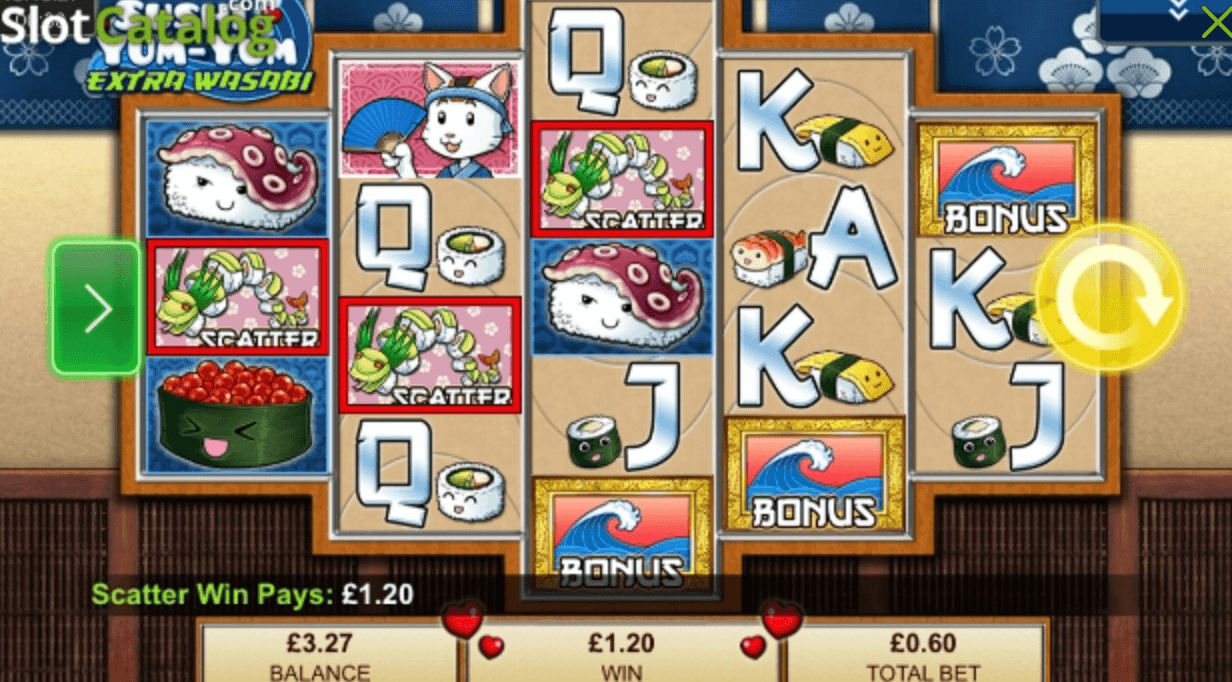 Sushi Yum-Yum Extra Wasabi IGT Slots www Joker123