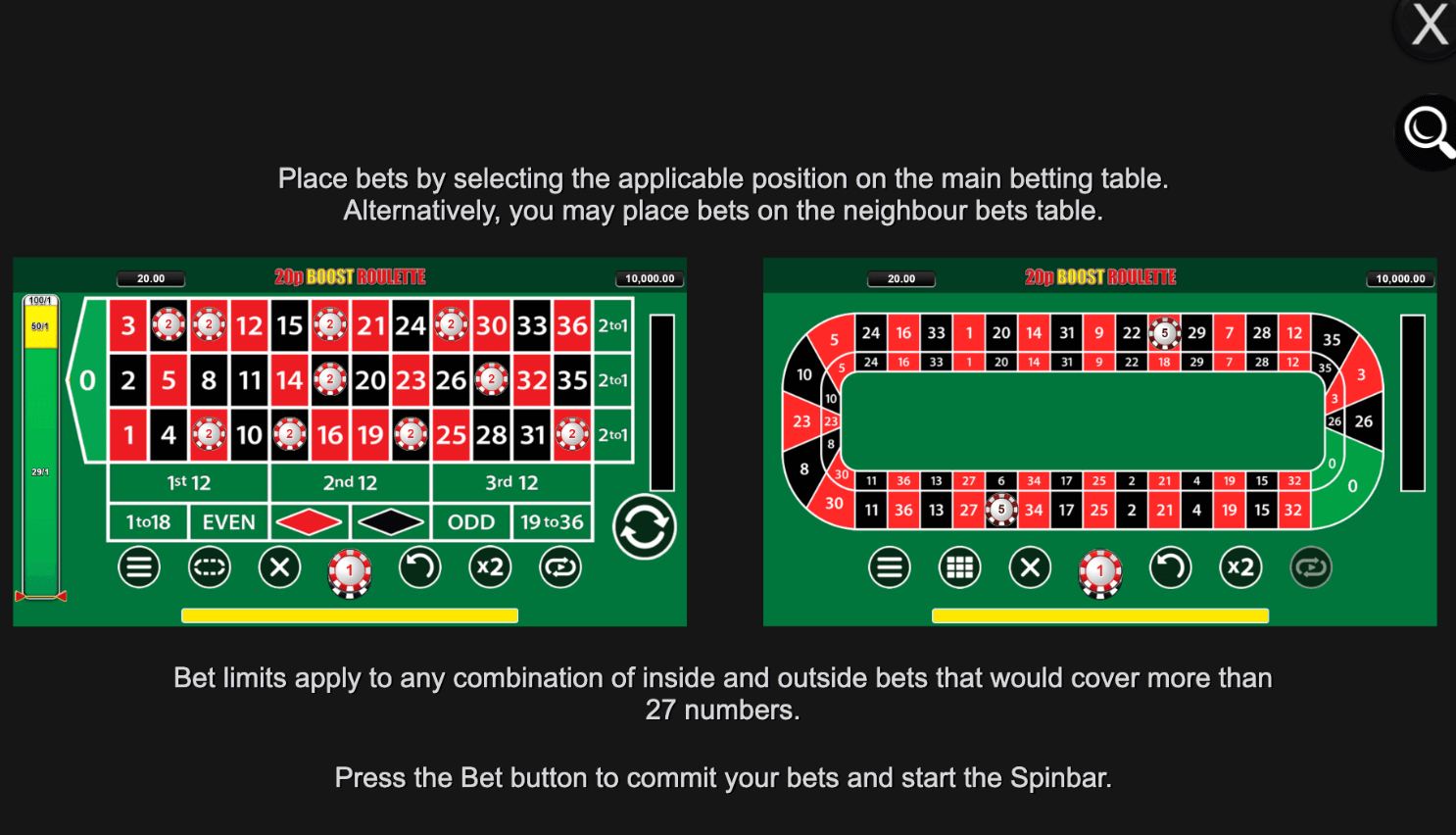 20p Boost Roulette Inspired Slot Joker mobile