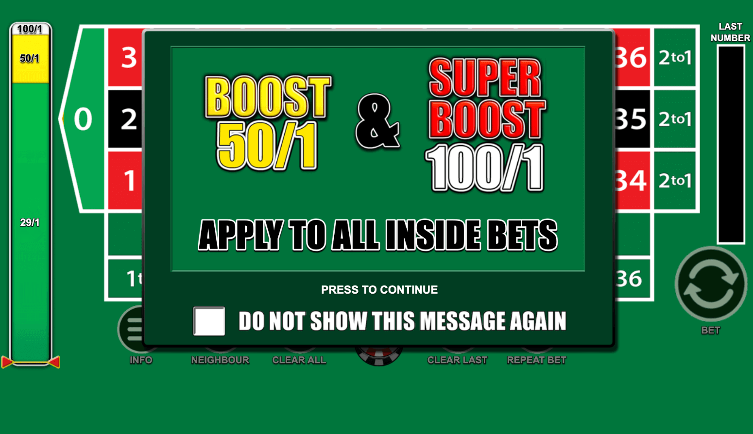 20p Boost Roulette Inspired Slot Joker1234th